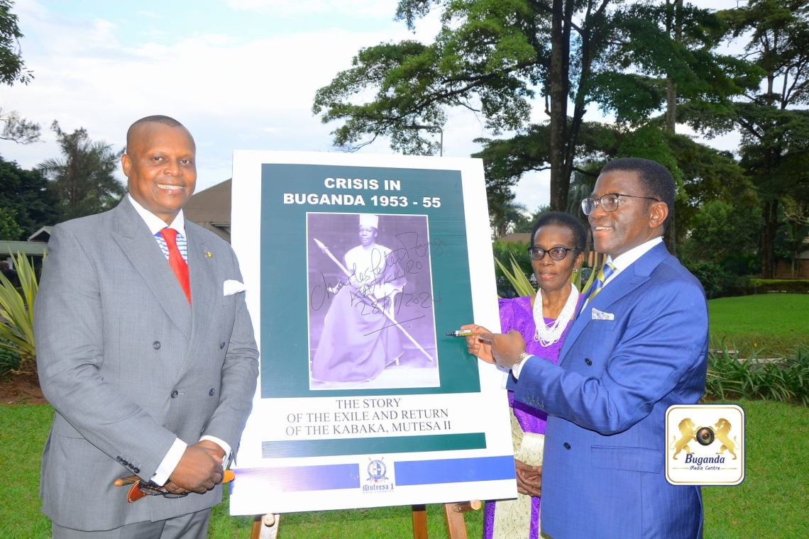 Katikkiro launches book: Crisis in Buganda 1953-1955